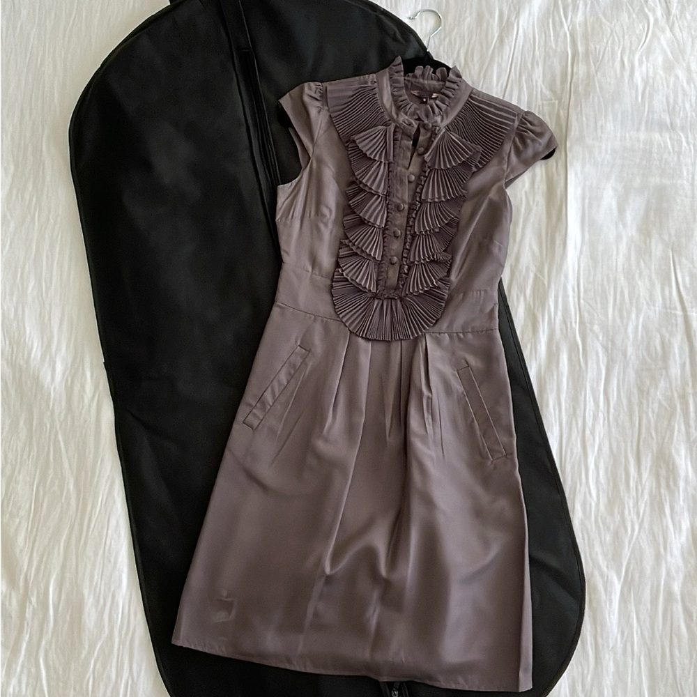 Ted Baker Silk Pandy Ruffle Dress